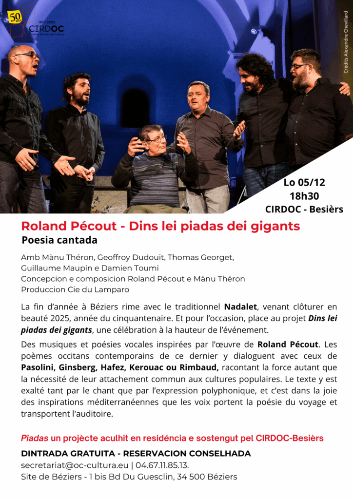 PIADAS – CIRDOC – Beziers (34) – 05/12/2025